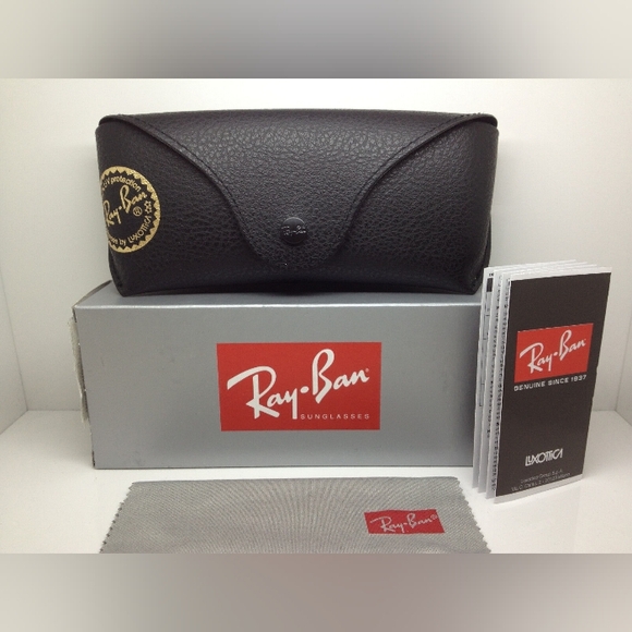 Ray-Ban Black and Gold Sunglasses main image 5